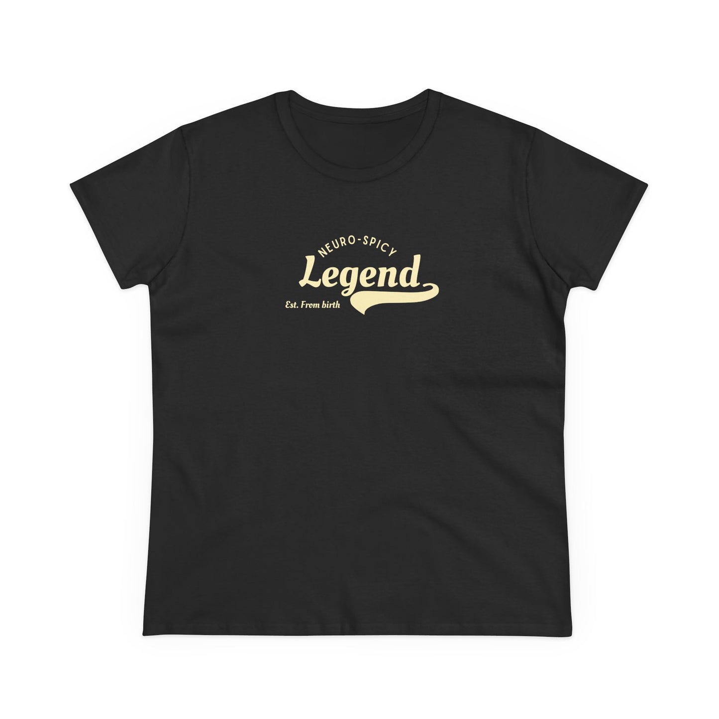 US Neuro-Spicy Legend Tee - Empowering Statement Shirt for Women, Casual Wear, Graphic Tee, Gift Idea, Everyday Style