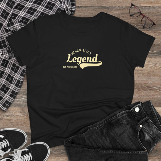 US Neuro-Spicy Legend Tee - Empowering Statement Shirt for Women, Casual Wear, Graphic Tee, Gift Idea, Everyday Style