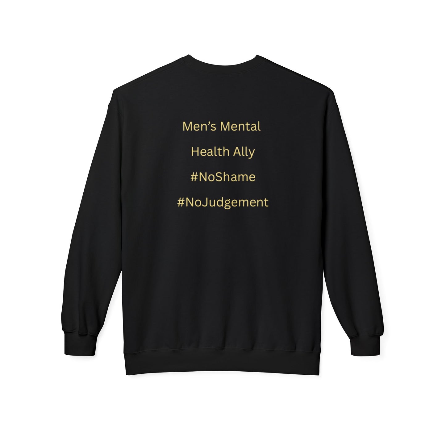 UK Men's Mental Health Matters Sweatshirt - Unisex Fleece Crewneck, Awareness Apparel, Empowerment Gift, Conversation Starter, Comfort Wear