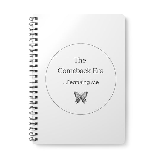 UK Inspirational Wirobound Softcover Notebook, A5 | Journal for Goals, Dream Diary, Gratitude Log, Gift for Writers, Self-Care