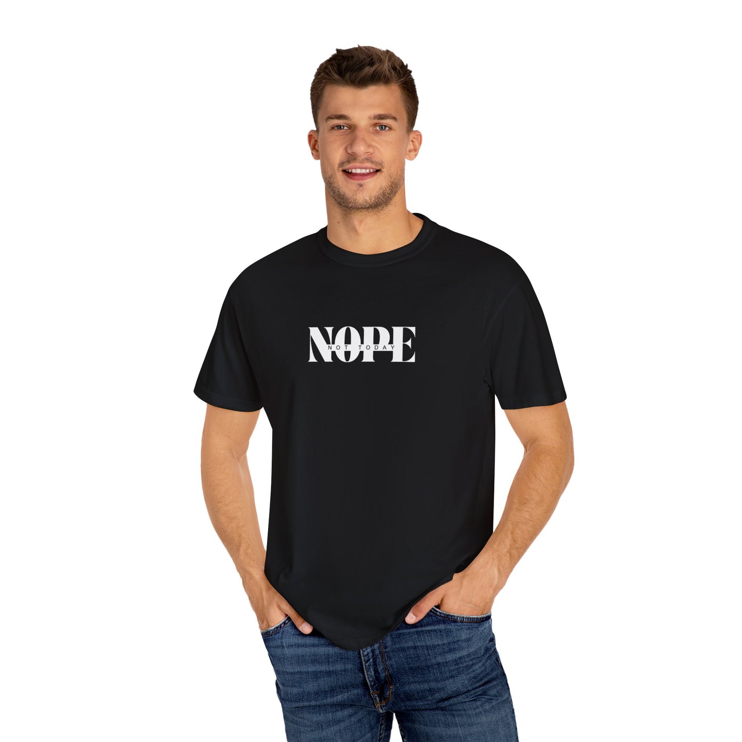 US Unisex Humor Tee - 'NOPE' Graphic T-shirt, Casual Wear, Gift for Friends, Graphic Tee, Funny Shirt, Everyday Style