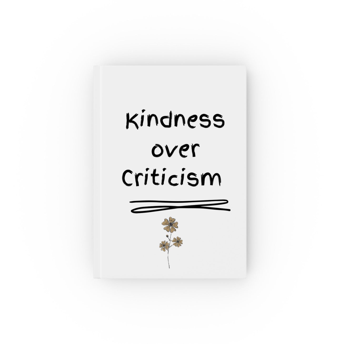 UK Kindness Over Criticism Journal, Inspirational Writing Notebook, Self-Love Diary, Mindfulness Journal, Unique Gift for Her