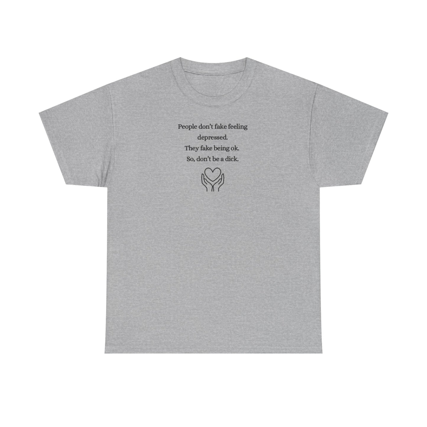 UK Emotional Support Tee - Unisex Heavy Cotton Tee, Self-Care Shirt, Mental Health Awareness Apparel, Thoughtful Gift, Everyday Casual Wear