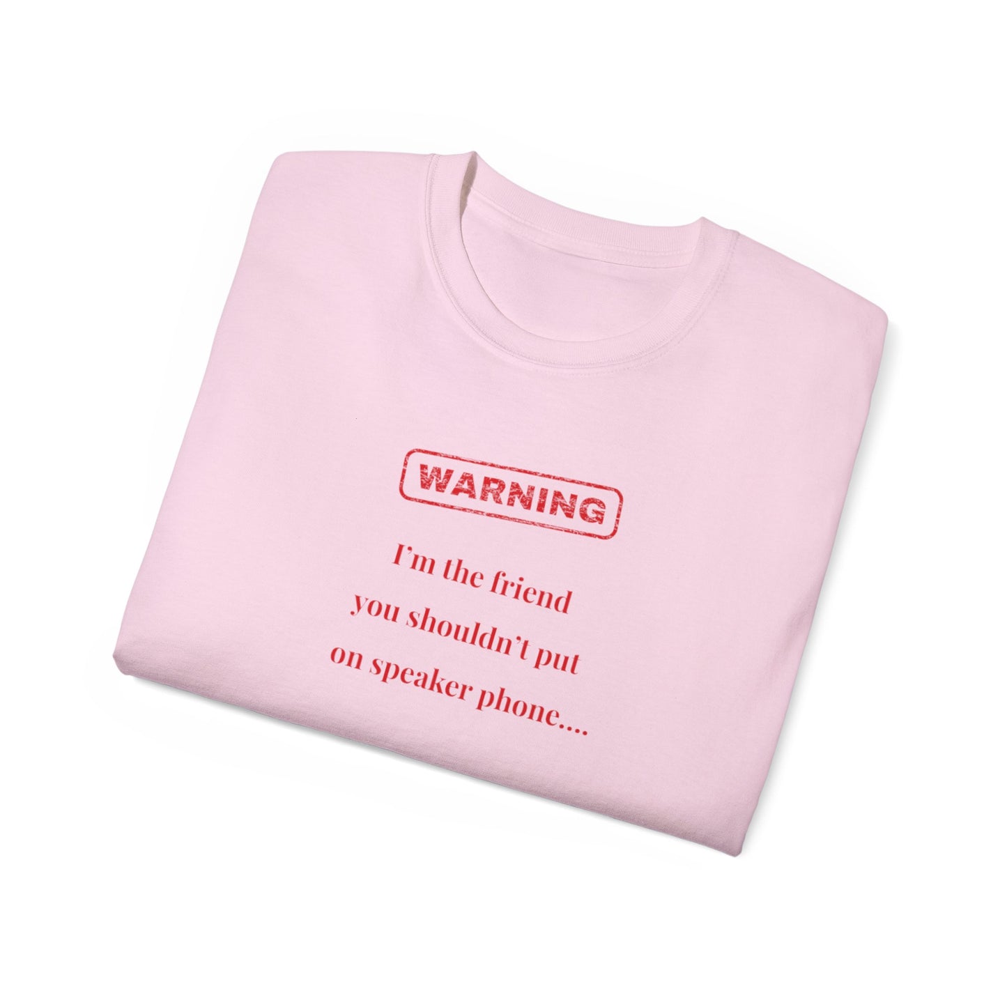 US Funny Warning Graphic Tee, Casual Unisex Shirt, Gift for Friends, Birthday Present, Quirky Humor T-Shirt