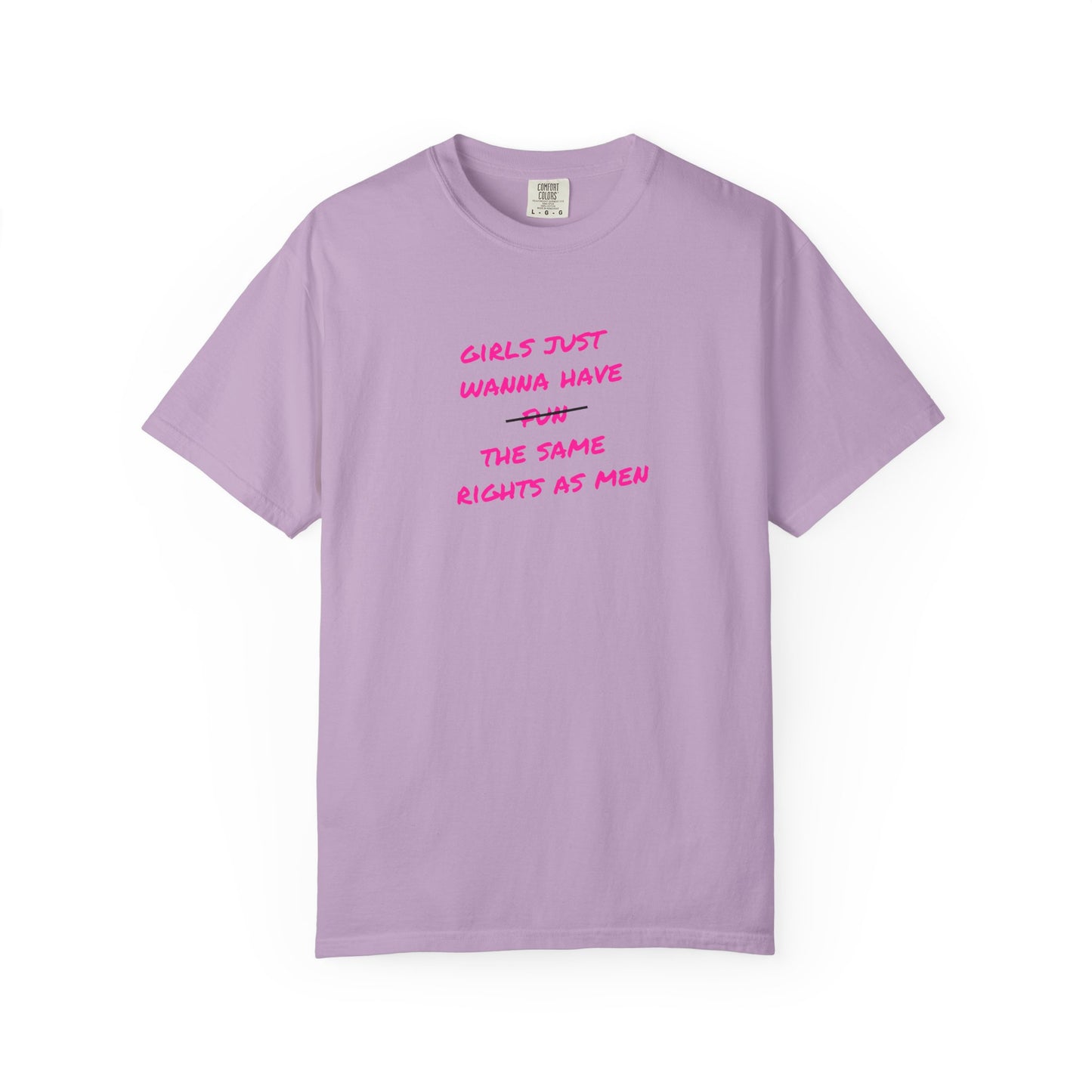 US Girls Just Wanna Have Rights T-shirt, Feminist Apparel, Unisex Tee, Social Justice Gift, Empowerment Top, Statement Shirt