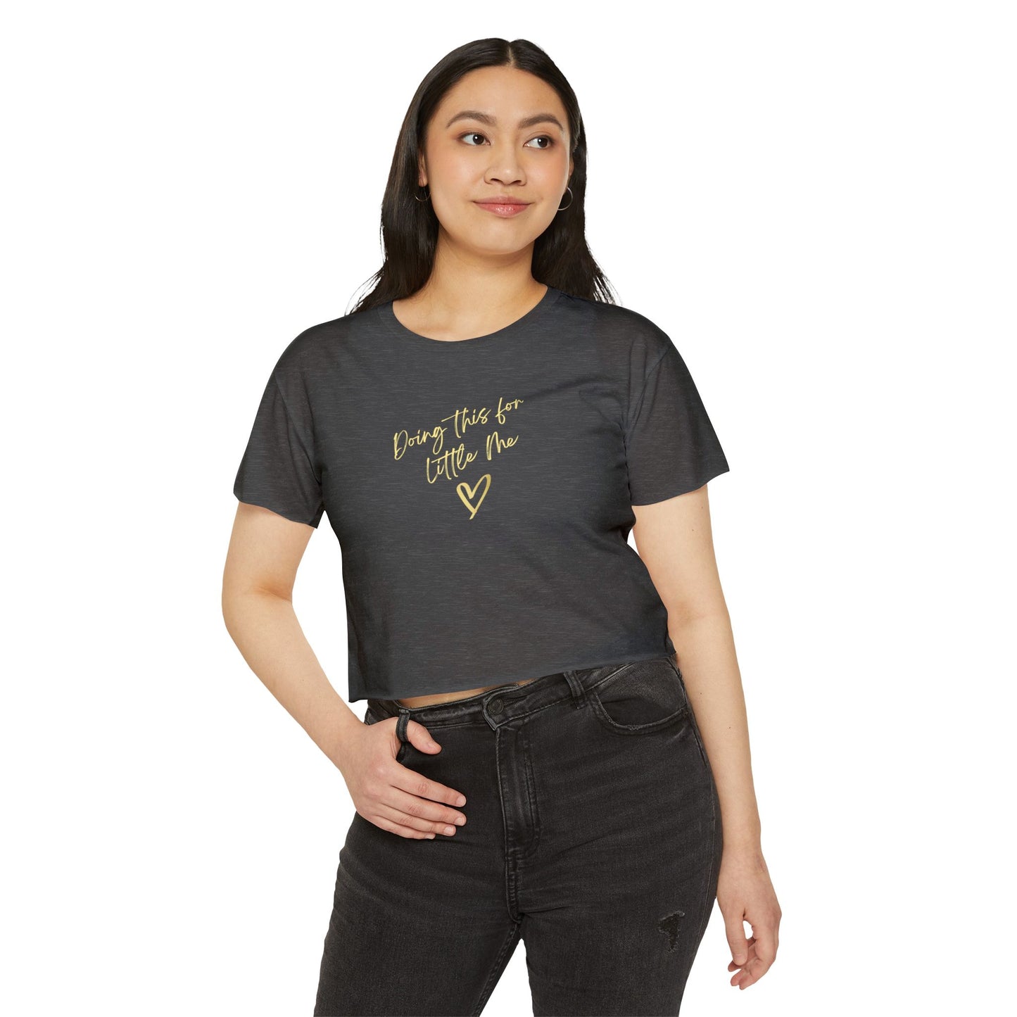 US Bohemian Vibe Crop Top for Women | Festival Wear, Summer Outfit, Gift for Her, Casual Style, Motivational Tee