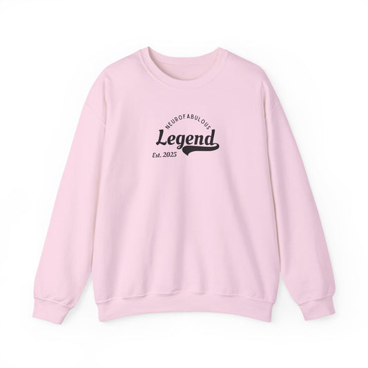 US Unisex Neurotabilous Legend Crewneck Sweatshirt, Cozy Sweatshirt, Gift for Men Women, Casual Style, Birthday Apparel, Personalized Clothing