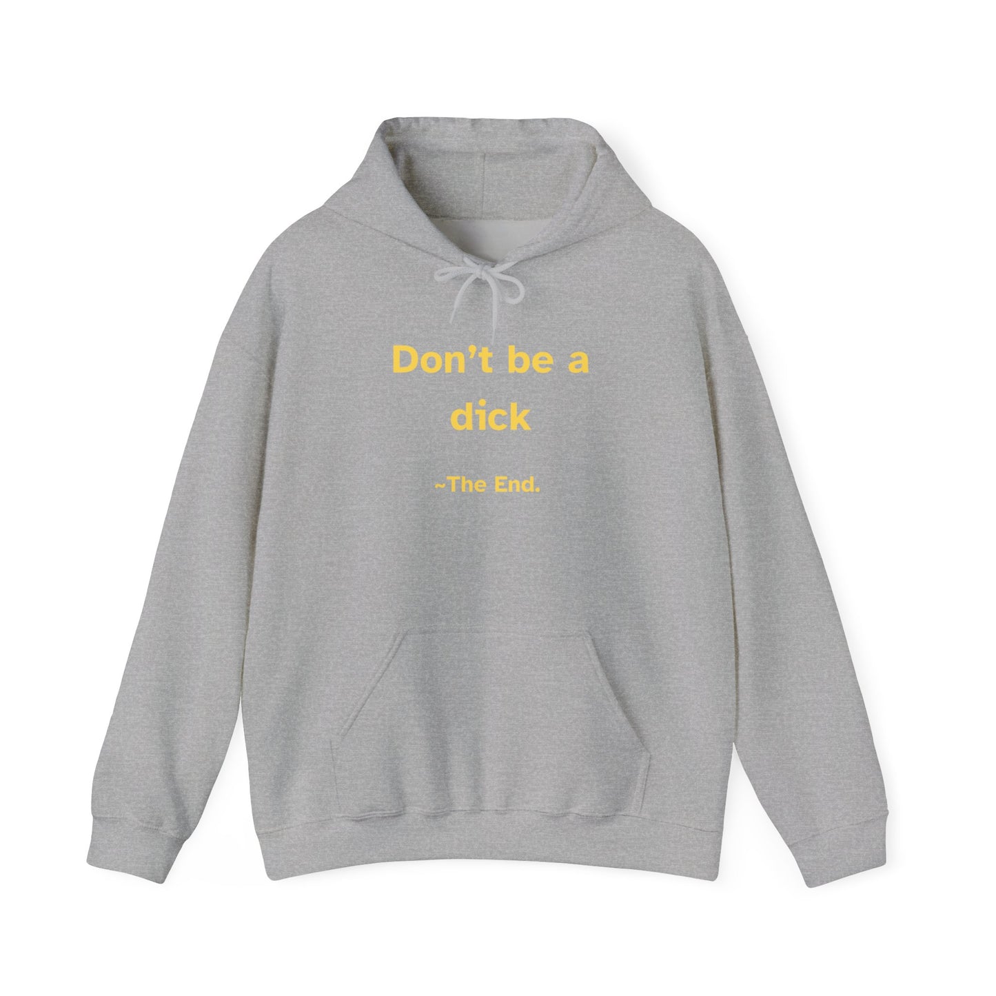 UK Don’t be a Dick Hoodie, Unisex Sweatshirt, Family Gift, Cozy Apparel, Mother's Day, Father's Day, Casual Wear