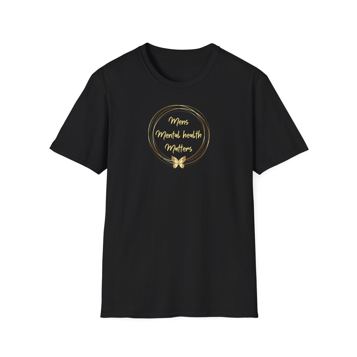 UK Men's Mental Health Matters T-Shirt, Unisex Tee for Awareness, Casual Wear, Gift for Men, Softstyle Top, Support Mental Health