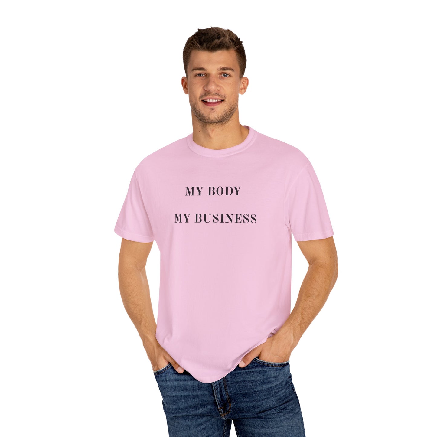 US Empowering Unisex T-shirt | My Body My Business | Casual Wear, Gift for Activists, Comfortable Tee, Everyday Style, LGBTQ+ Pride