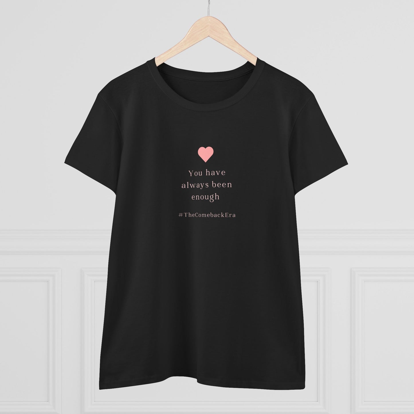 US Heartfelt Women's Cotton Tee - Inspirational T-Shirt, Self-Love Gift, Casual Wear, Affirmation Clothing, Motivational Shirt