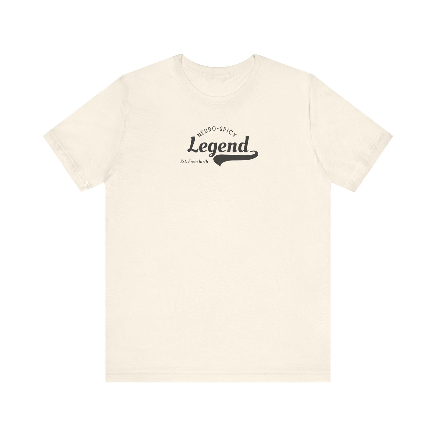 UK Legendary Neuro-Spicy Unisex Tee | Fun Gift for Neurodivergent Friends, Casual Wear, Celebration Shirt, Unique Graphic Tee, Everyday Comfort