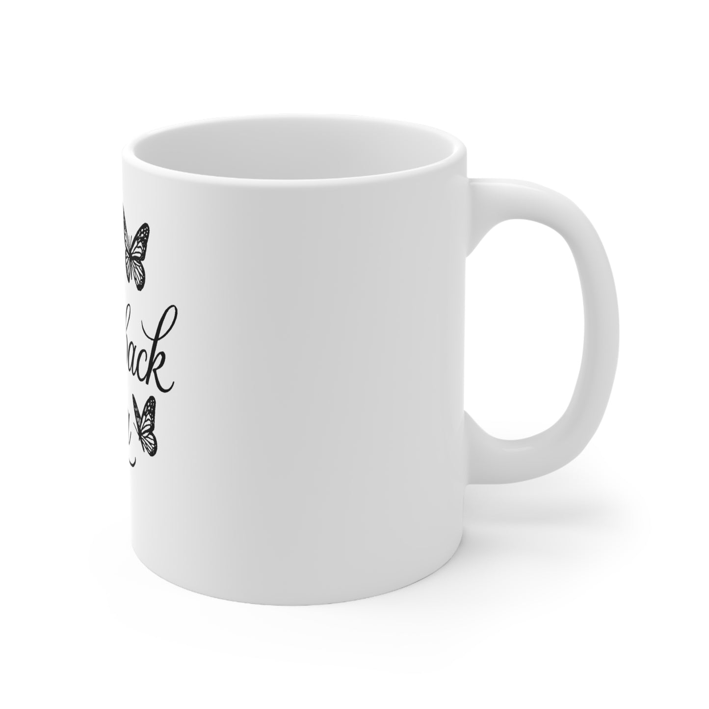 UK Ceramic Coffee Mug - The Comeback Era, Inspirational Mug, Gift for Coffee Lovers, Butterfly Design, Motivational Drinkware