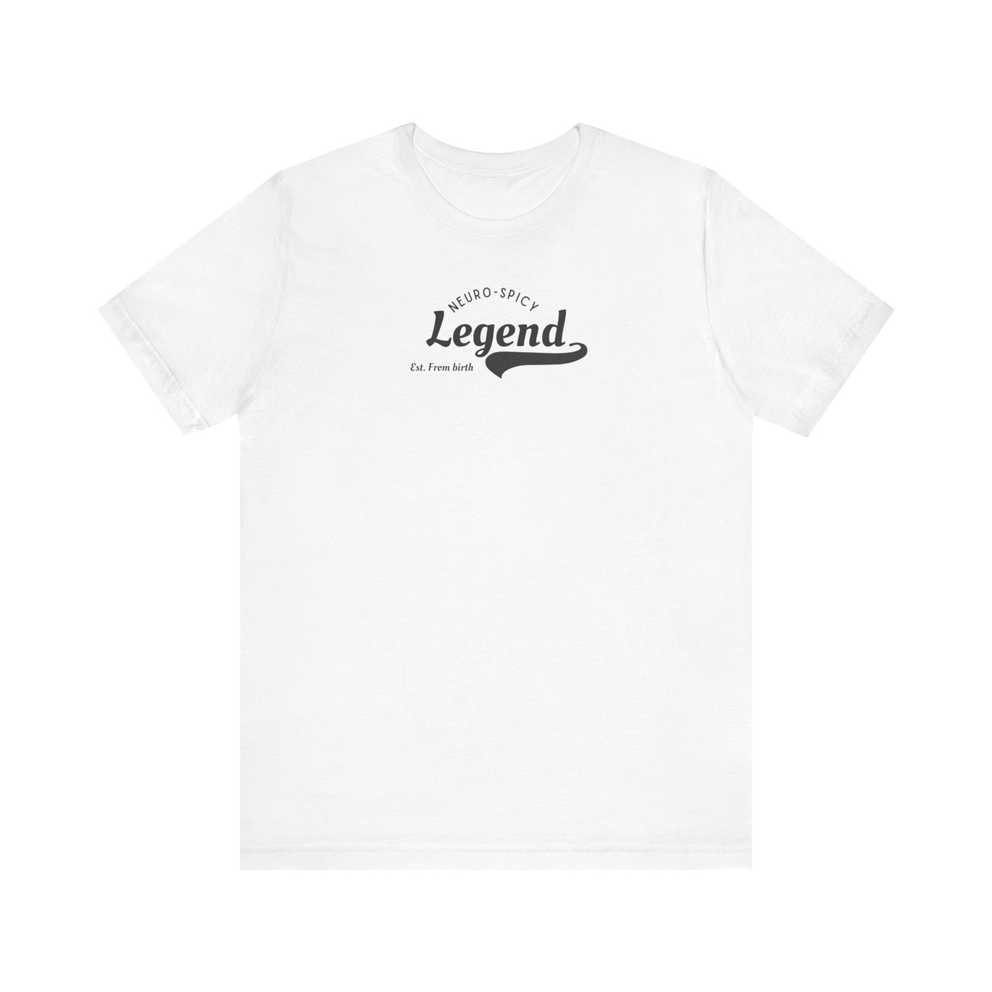 UK Legendary Neuro-Spicy Unisex Tee | Fun Gift for Neurodivergent Friends, Casual Wear, Celebration Shirt, Unique Graphic Tee, Everyday Comfort