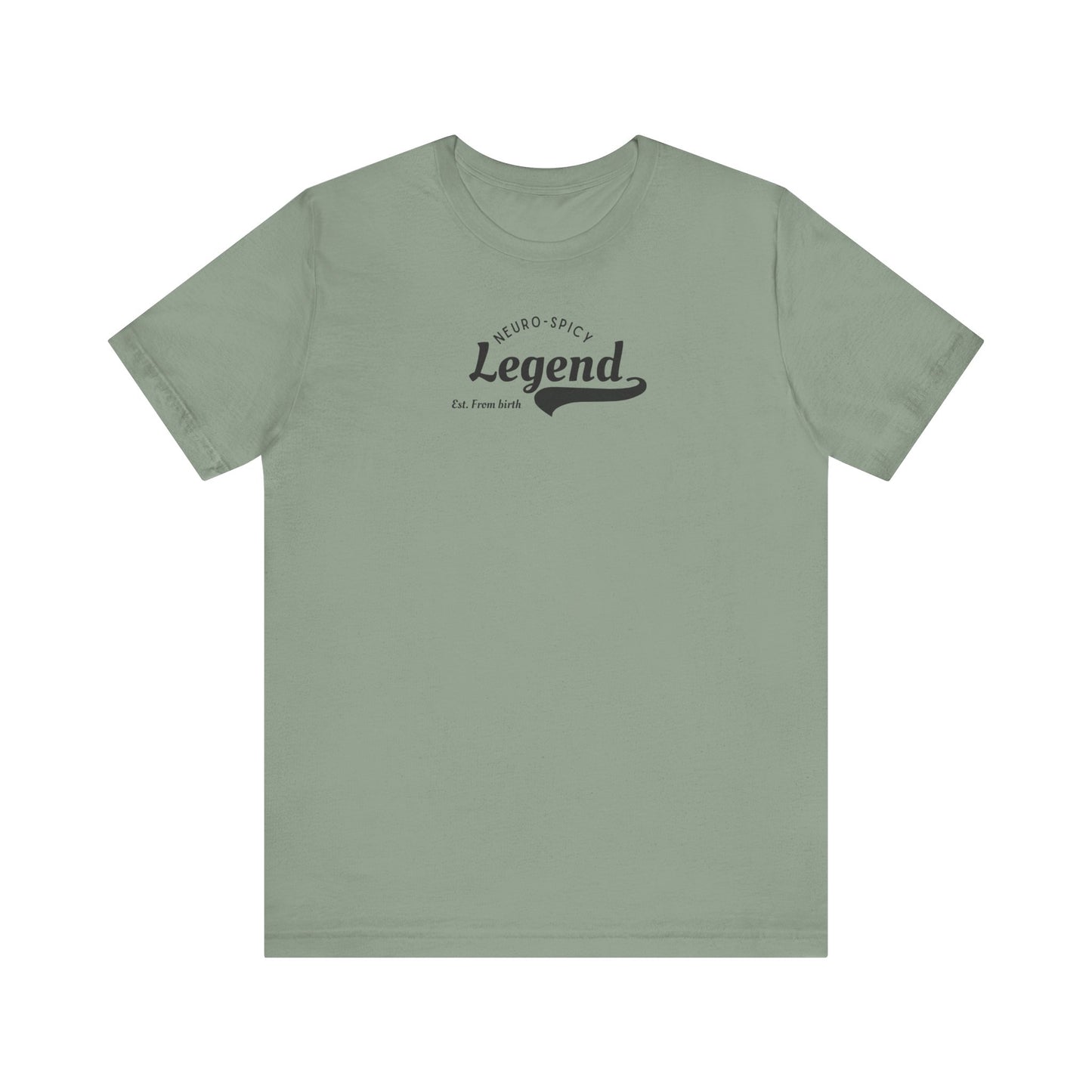 UK Legendary Neuro-Spicy Unisex Tee | Fun Gift for Neurodivergent Friends, Casual Wear, Celebration Shirt, Unique Graphic Tee, Everyday Comfort