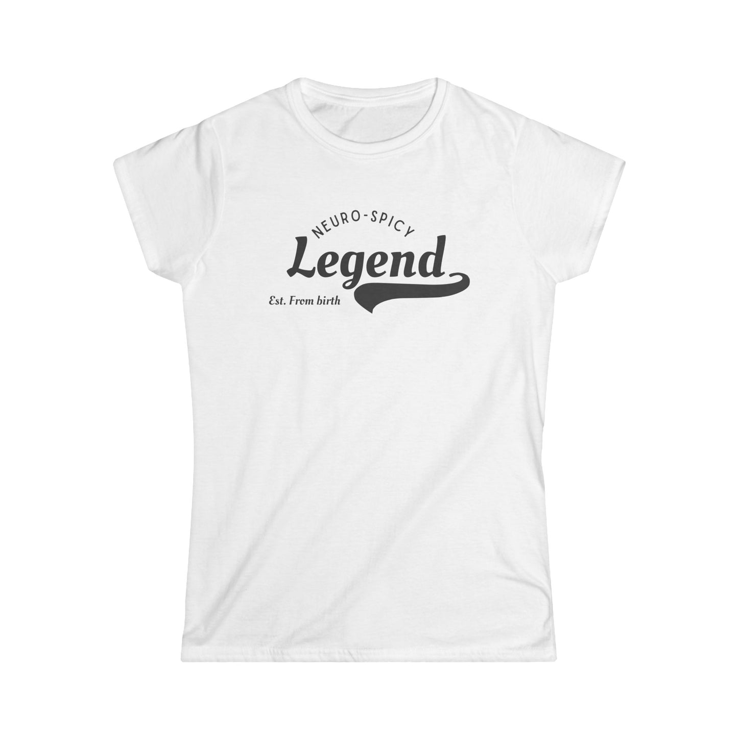 US Neuro-Spicy Legend Women's Tee, Funny Graphic Shirt, Gift for Neurodivergent, Casual Outfit, Birthday Present, Humor Apparel