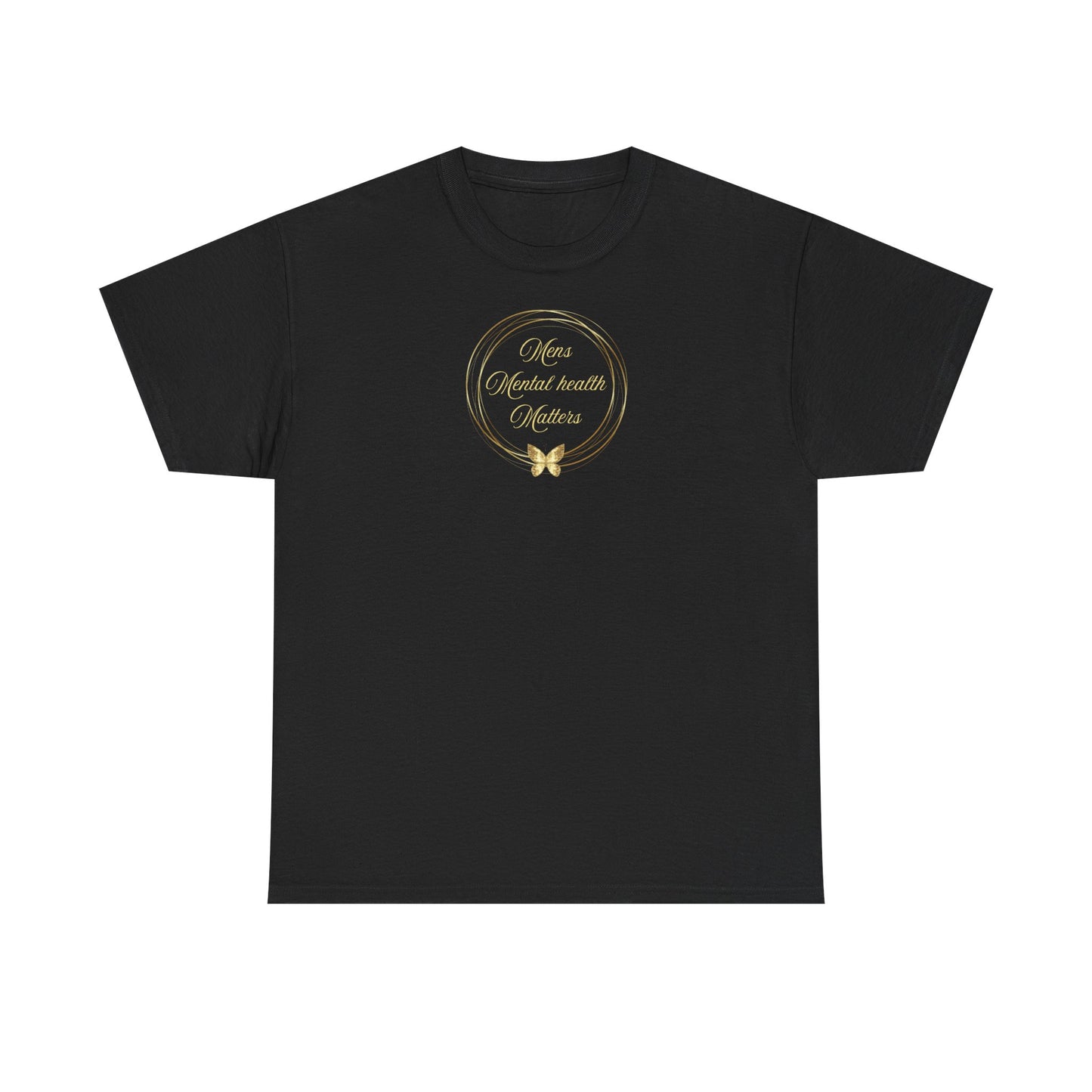 UK Butterfly Quote Cotton Tee - Unisex Heavy Cotton T-Shirt, Casual Wear, Gift for Her, Motivational Shirt, Comfortable Everyday Apparel