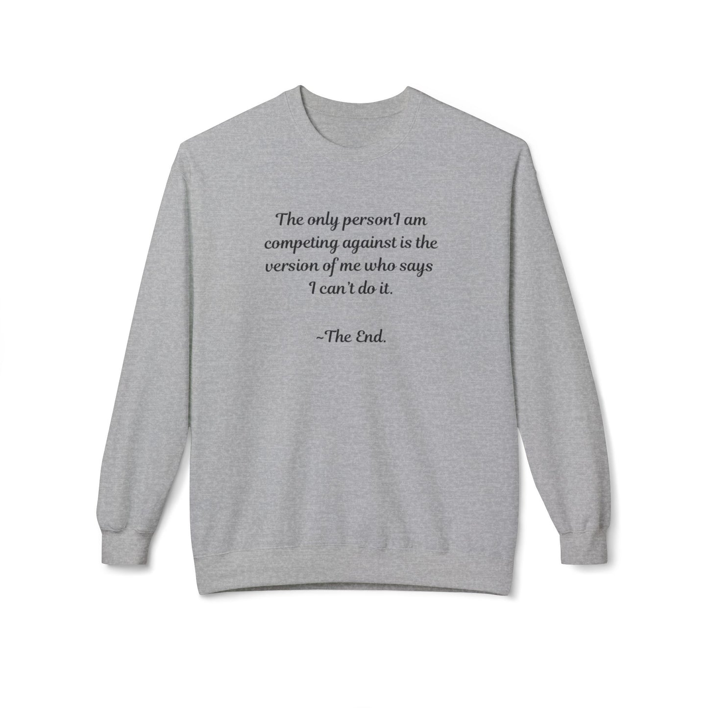 UK Motivational Crewneck Sweatshirt - Inspirational Gift for Friends, Cozy Apparel for Self-Care, Perfect for Birthdays, Affirmation Wear