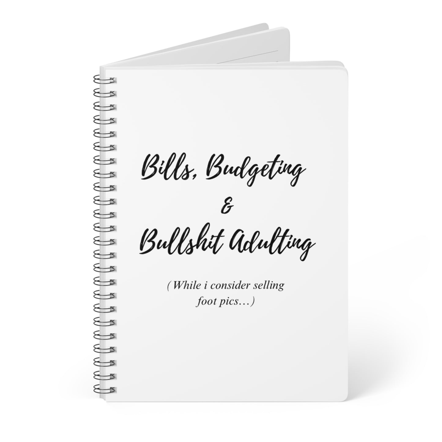 UK Bills & Budgeting Wirobound Notebook: Perfect for Adulting, Journaling, Gift for Students, Organizer, Financial Planner