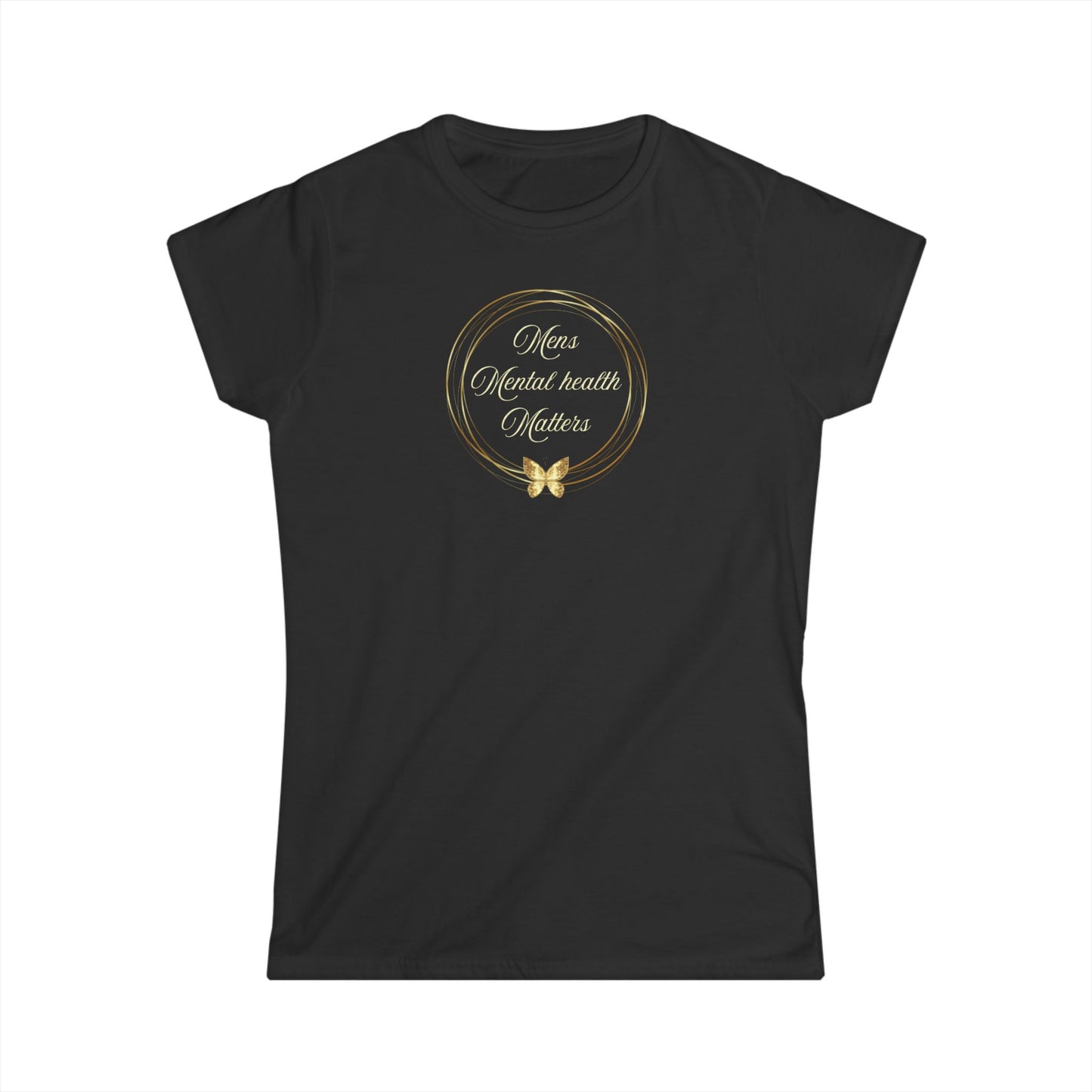 UK Mental Health Matters Women's Tee - Softstyle, Casual Wear, Inspirational Gift, Self-Care, Support Mental Wellness