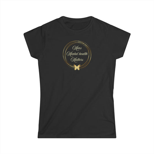 UK Mental Health Matters Women's Tee - Softstyle, Casual Wear, Inspirational Gift, Self-Care, Support Mental Wellness