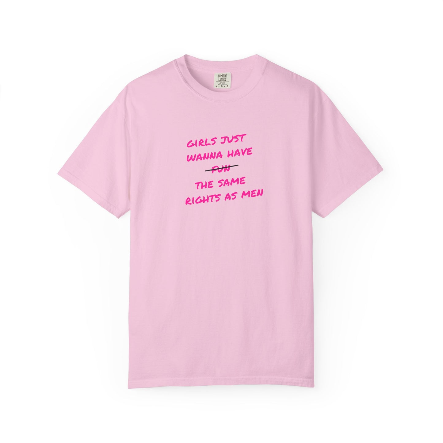 US Girls Just Wanna Have Rights T-shirt, Feminist Apparel, Unisex Tee, Social Justice Gift, Empowerment Top, Statement Shirt