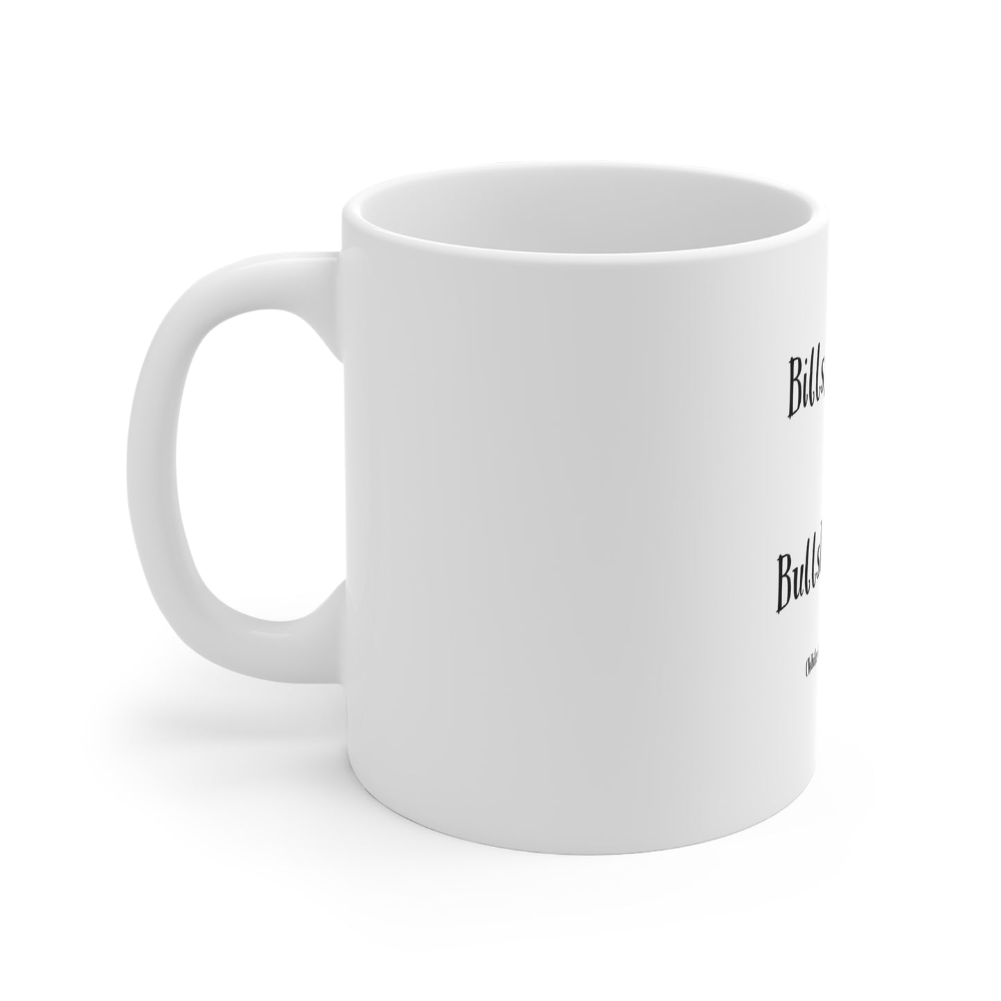UK Funny Adulting Mug - Bills, Budgeting & Bullshit Adulting (Great Gift for Millennials, Housewarming, Coffee Lovers)