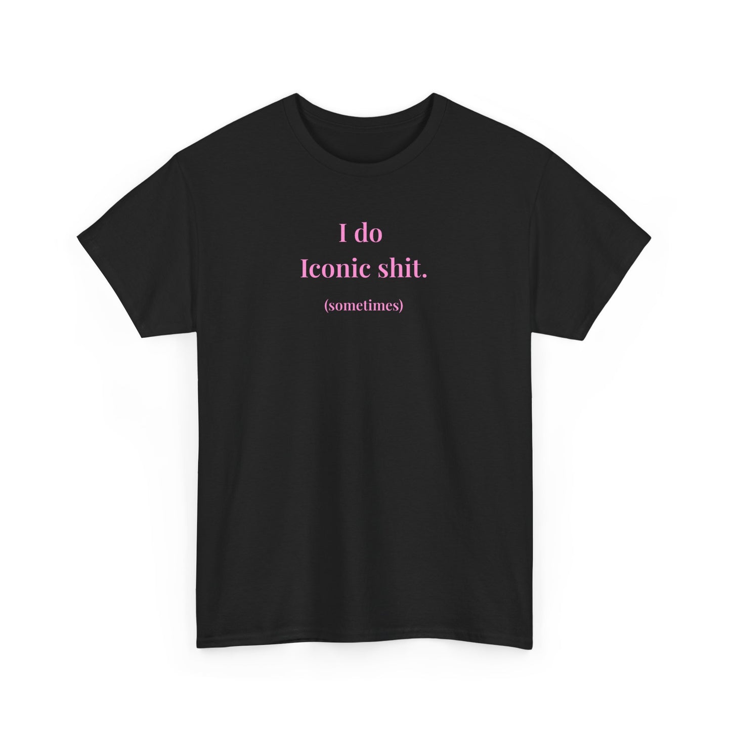 UK Iconic Shit Unisex Heavy Cotton Tee, Casual Tee, Statement Shirt, Gift for Trendsetters, Everyday Wear