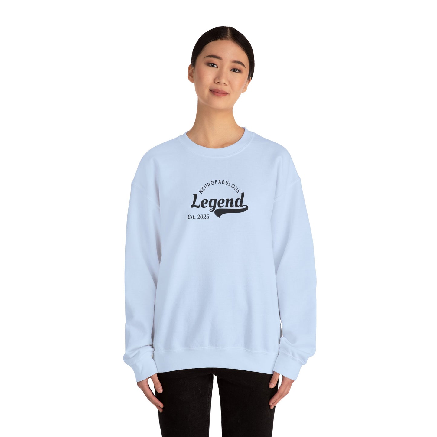 US Unisex Neurotabilous Legend Crewneck Sweatshirt, Cozy Sweatshirt, Gift for Men Women, Casual Style, Birthday Apparel, Personalized Clothing