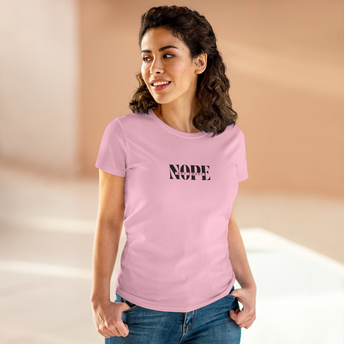 US Women's Cotton Tee - Perfect for Casual Outings, Gifts, Everyday Wear, Birthdays, Celebrations, Pink Tee, Versatile Style