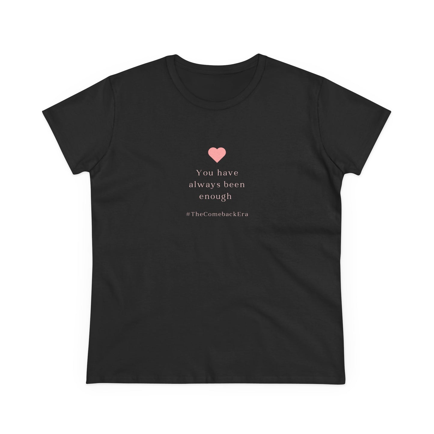 US Heartfelt Women's Cotton Tee - Inspirational T-Shirt, Self-Love Gift, Casual Wear, Affirmation Clothing, Motivational Shirt