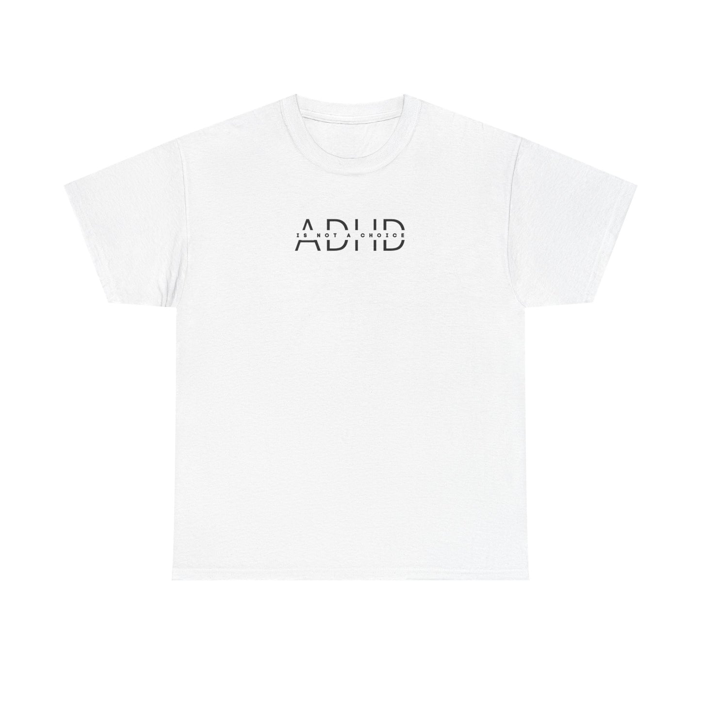 UK ADHD Awareness Unisex Heavy Cotton Tee, Mental Health Awareness Shirt, Gift for ADHD, Casual Tee, Everyday Wear, Supportive Apparel