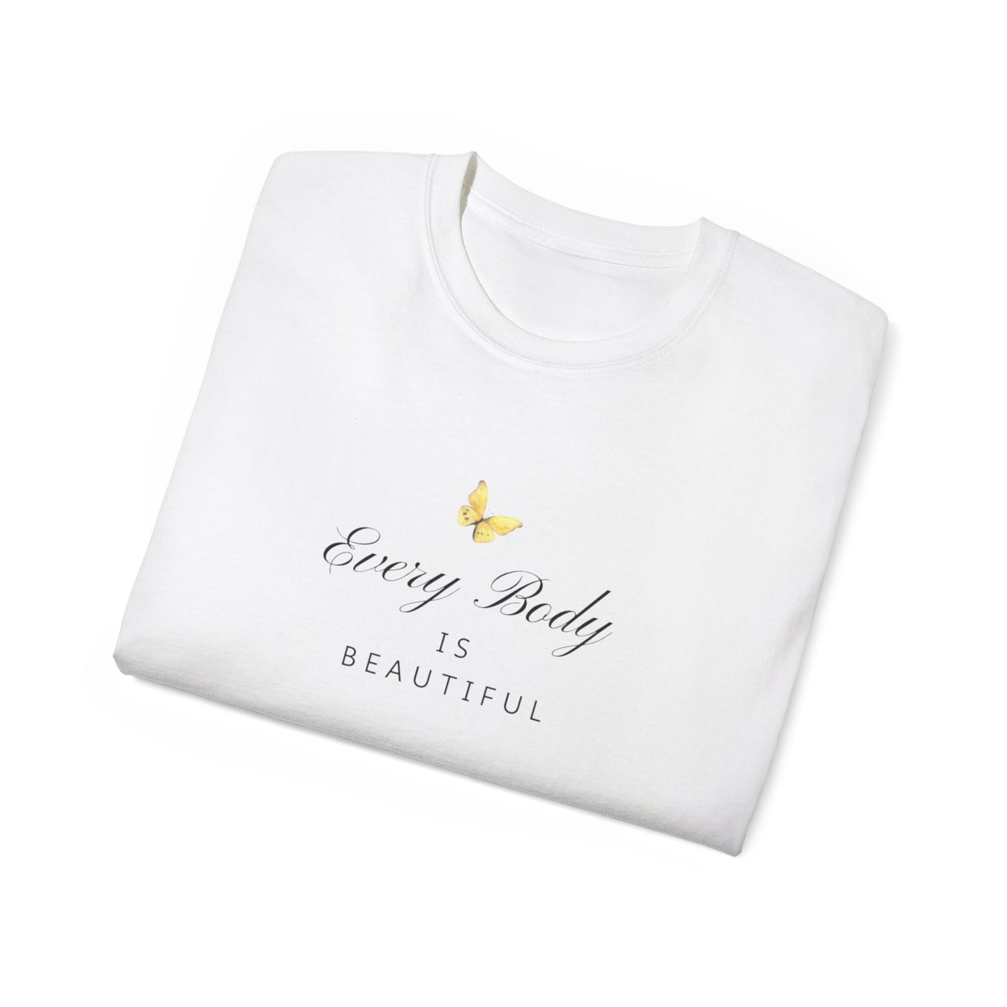 UK Body Positive Unisex Tee, Motivational Shirt, Everyday Casual Wear, Gift for Friends, Inspirational Fashion