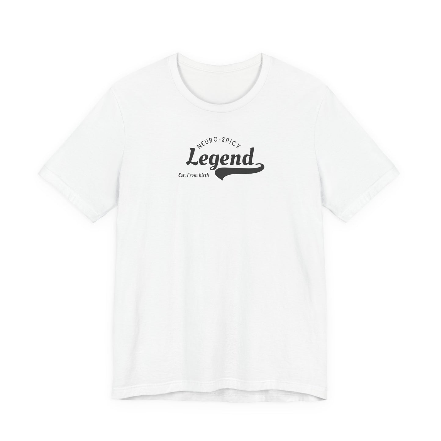 UK Legendary Neuro-Spicy Unisex Tee | Fun Gift for Neurodivergent Friends, Casual Wear, Celebration Shirt, Unique Graphic Tee, Everyday Comfort
