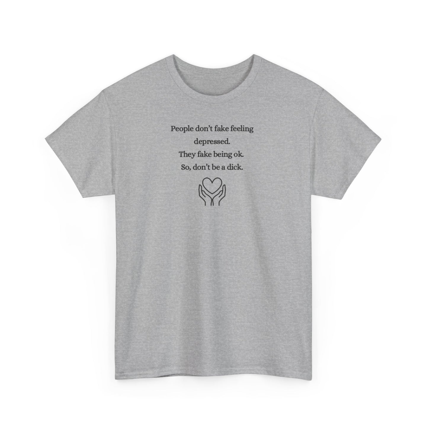 UK Emotional Support Tee - Unisex Heavy Cotton Tee, Self-Care Shirt, Mental Health Awareness Apparel, Thoughtful Gift, Everyday Casual Wear