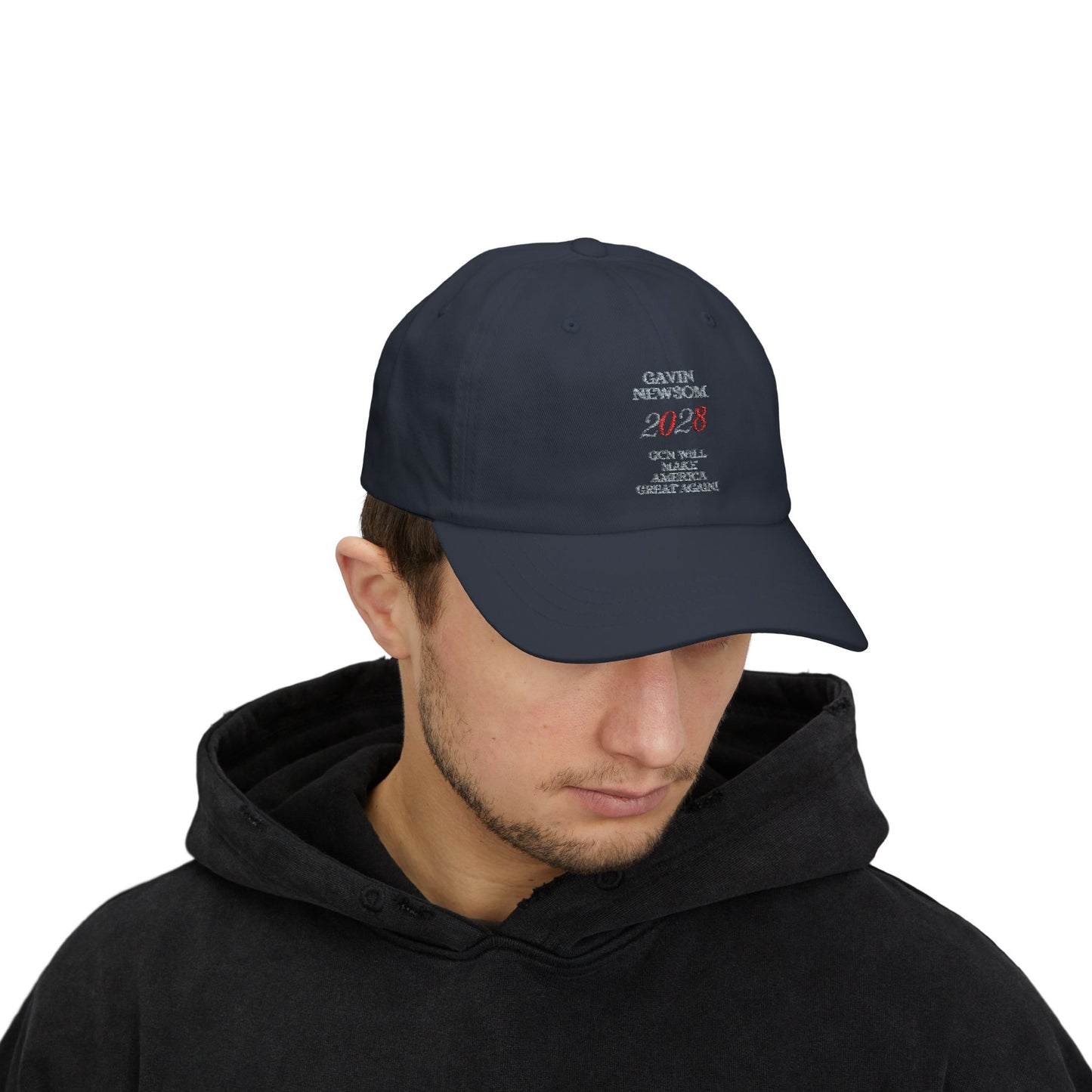 US Gavin Newsom 2028 Classic Dad Cap, Political Cap, Adjustable Baseball Hat, Mens Gift, Campaign Merchandise