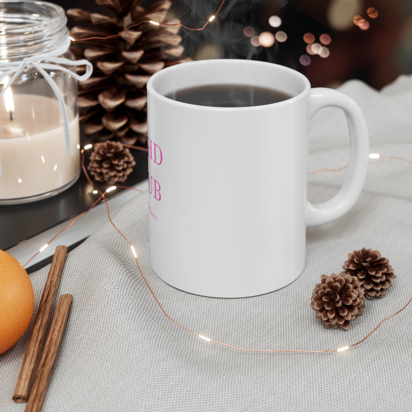 UK ADHD Club Mug, Fun Coffee Cup, Gift for ADHD Awareness, Cute Tea Mug, Personalized Office Mug, Support ADHD Community
