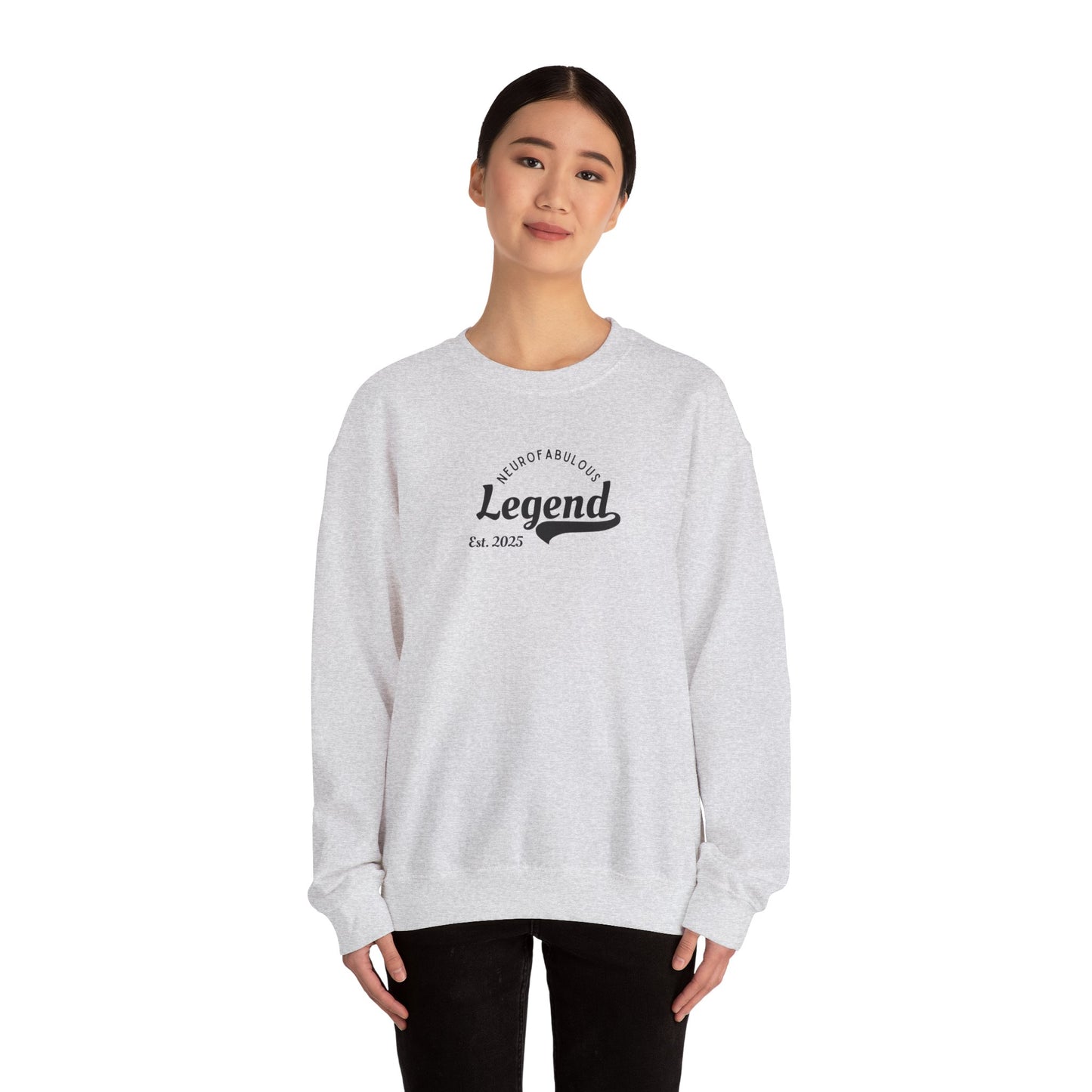 US Unisex Neurotabilous Legend Crewneck Sweatshirt, Cozy Sweatshirt, Gift for Men Women, Casual Style, Birthday Apparel, Personalized Clothing