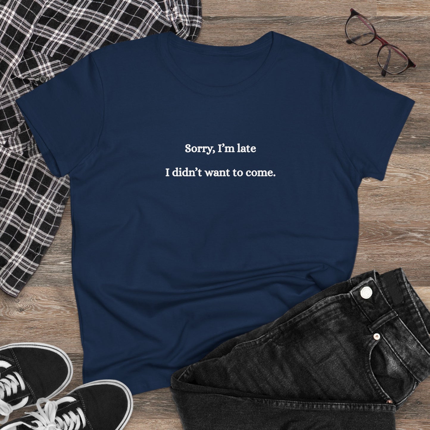 US Casual Graphic Tee, Funny T-Shirt for Women, Statement Top, Gift for Friends, Relaxed Fit Cotton Shirt