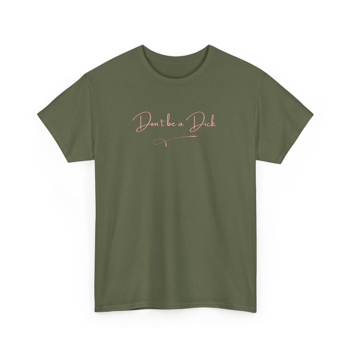 UK Casual Statement Tee - Don't Be a Dick, Funny Gift, Unisex Cotton Shirt, Everyday Wear, Humor Apparel, Perfect for Friends