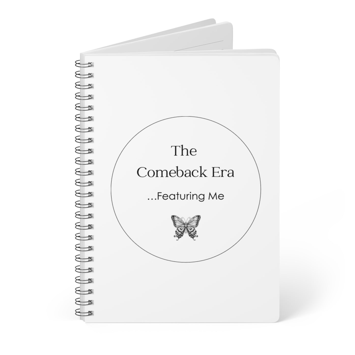 UK Inspirational Wirobound Softcover Notebook, A5 | Journal for Goals, Dream Diary, Gratitude Log, Gift for Writers, Self-Care