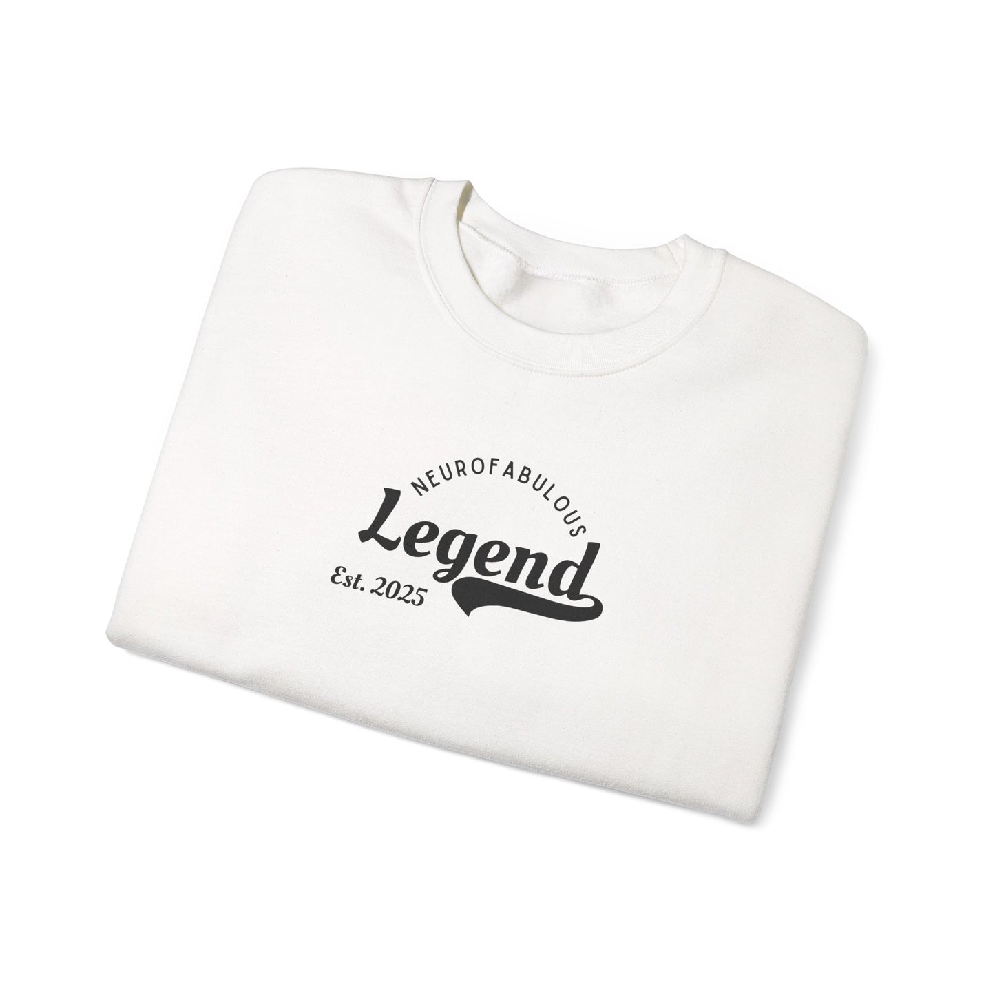 US Unisex Neurotabilous Legend Crewneck Sweatshirt, Cozy Sweatshirt, Gift for Men Women, Casual Style, Birthday Apparel, Personalized Clothing