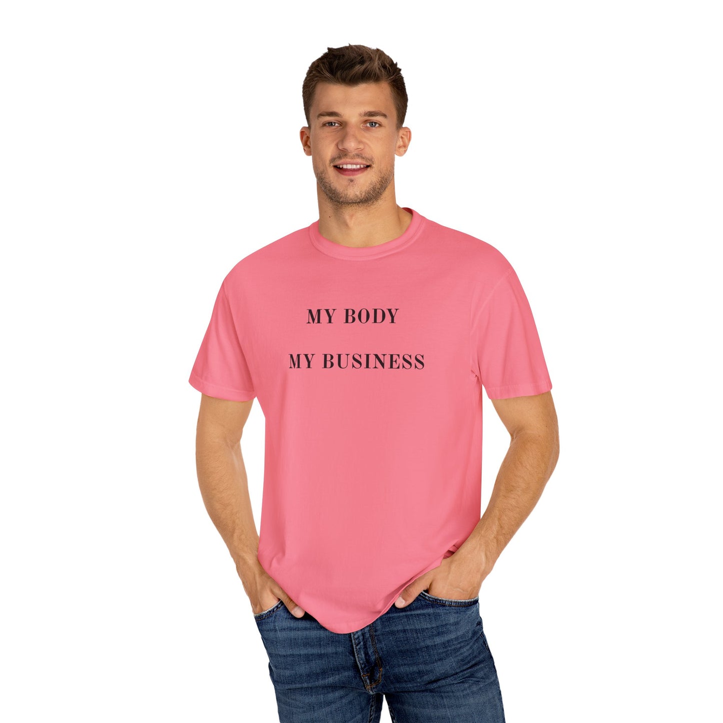 US Empowering Unisex T-shirt | My Body My Business | Casual Wear, Gift for Activists, Comfortable Tee, Everyday Style, LGBTQ+ Pride