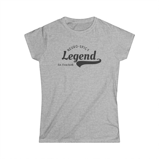 US Neuro-Spicy Legend Women's Tee, Funny Graphic Shirt, Gift for Neurodivergent, Casual Outfit, Birthday Present, Humor Apparel