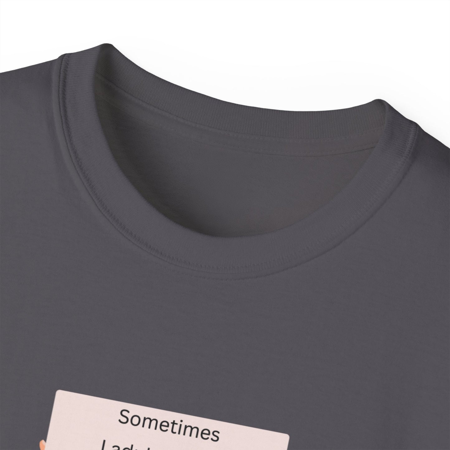 UK Funny Adulting T-Shirt, Sometimes I Adult Like an Absolute Champ Tee, Gift for Friends, Quirky Humor Shirt, Unisex Cotton Tee, Birthday Gift