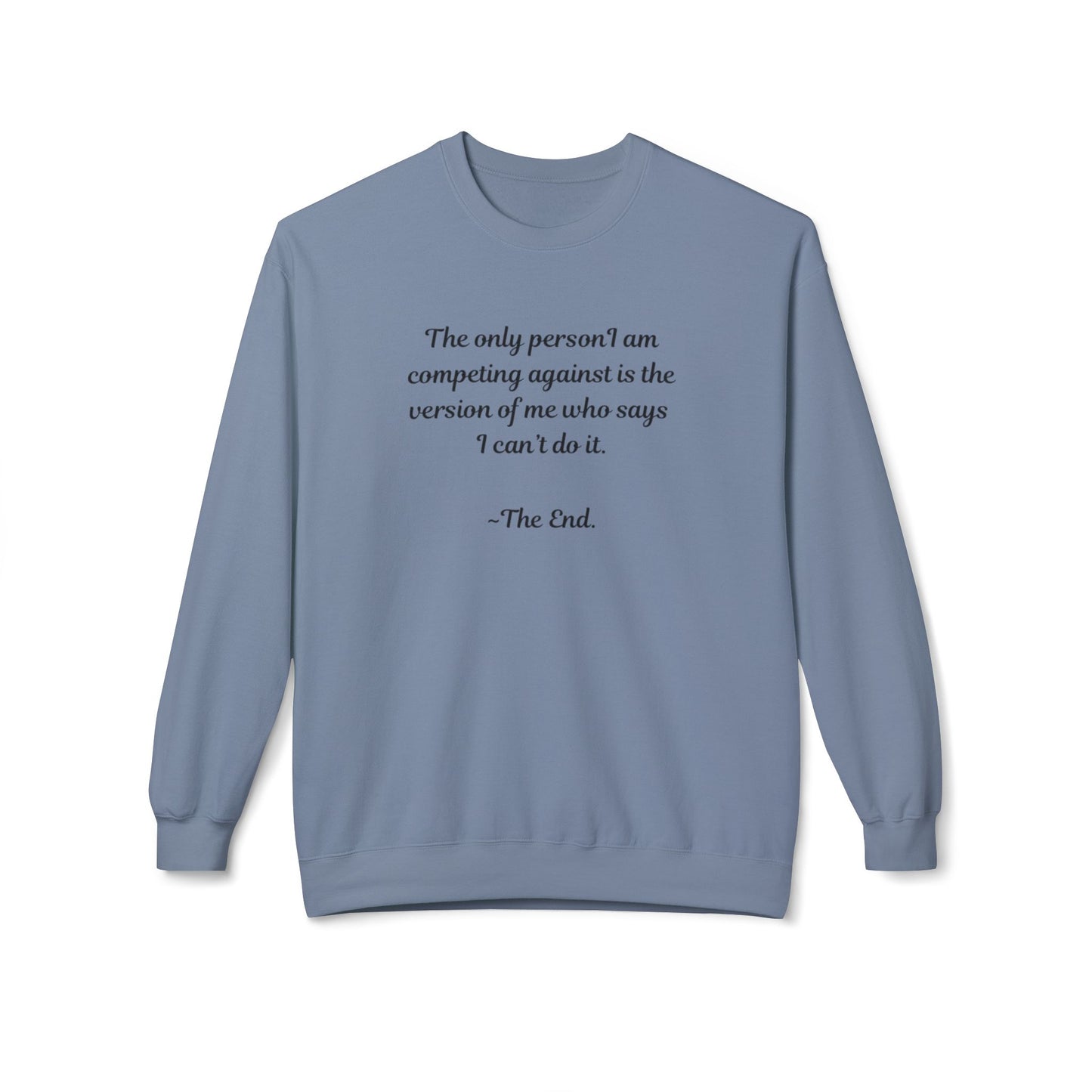 UK Motivational Crewneck Sweatshirt - Inspirational Gift for Friends, Cozy Apparel for Self-Care, Perfect for Birthdays, Affirmation Wear