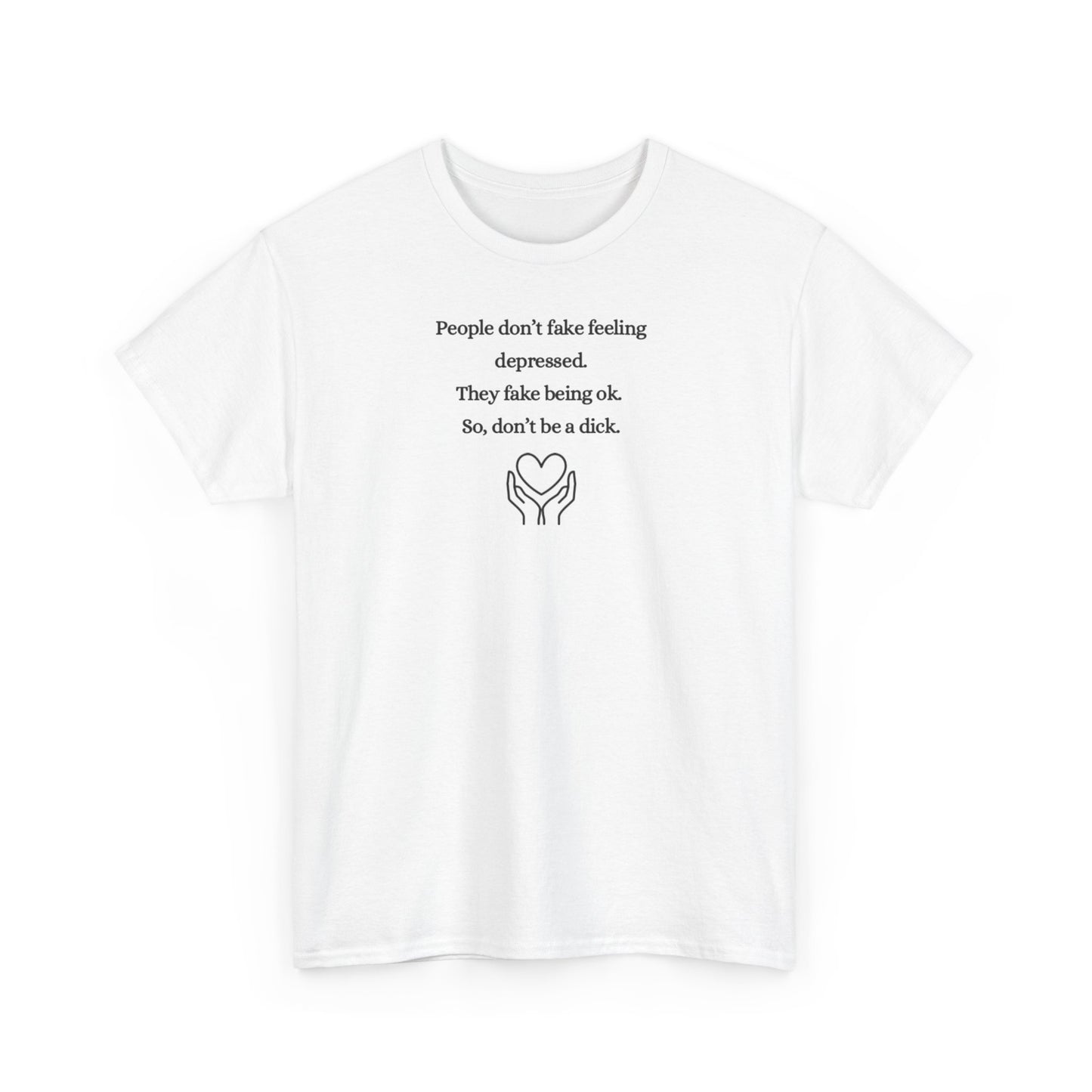 UK Emotional Support Tee - Unisex Heavy Cotton Tee, Self-Care Shirt, Mental Health Awareness Apparel, Thoughtful Gift, Everyday Casual Wear