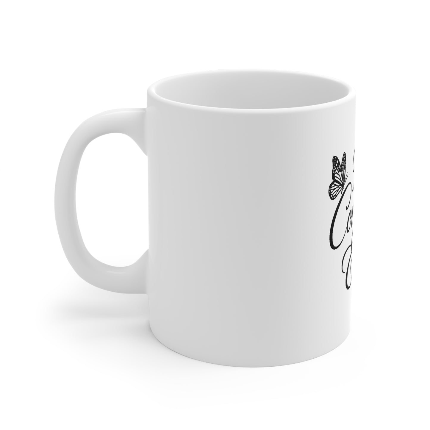 UK Ceramic Coffee Mug - The Comeback Era, Inspirational Mug, Gift for Coffee Lovers, Butterfly Design, Motivational Drinkware