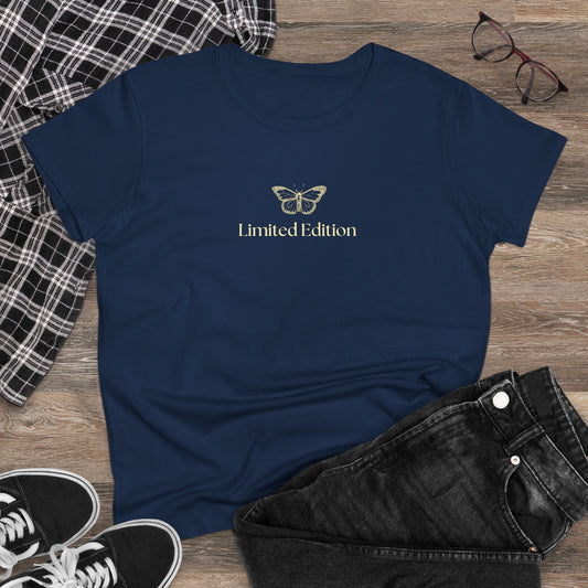 US Limited Edition Butterfly Graphic Tee, Women's Cotton Top, Casual T-Shirt, Gift for Her, Summer Fashion, Birthday Gift