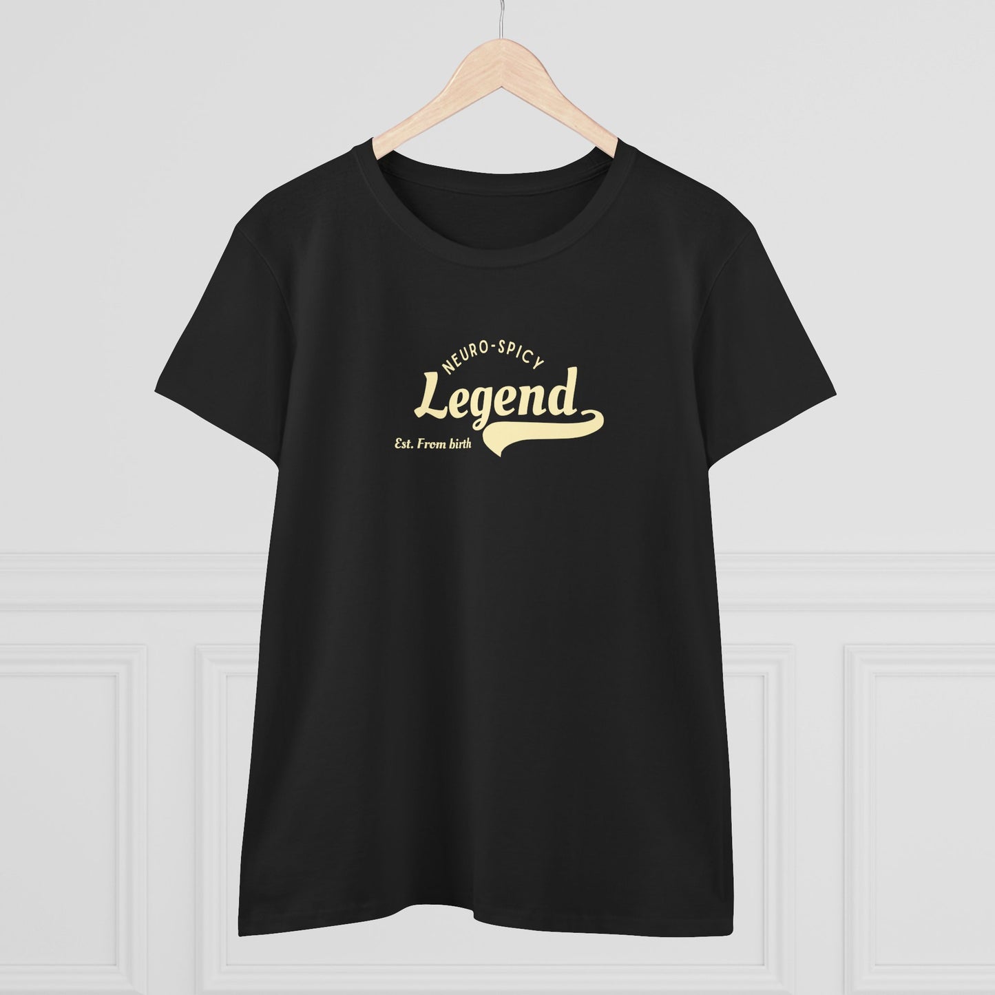 US Neuro-Spicy Legend Tee - Empowering Statement Shirt for Women, Casual Wear, Graphic Tee, Gift Idea, Everyday Style